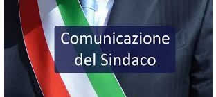 Comunicati del Sindaco