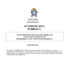 avviso di asta pubblica